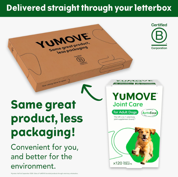 YuMOVE Joint Supplement for Adult Dogs (6–8 Years) – 120 Tablets | Hip & Joint Support