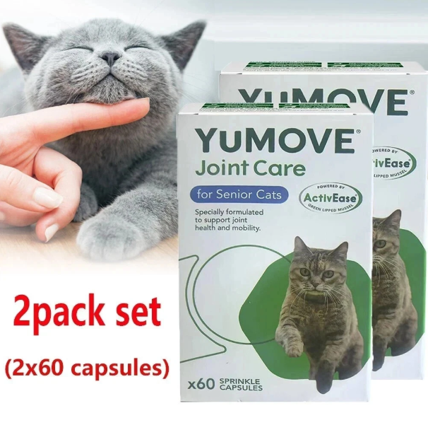 2x60capsules YuMOVE Senior Cat Joint Care Supplement for Older Cats