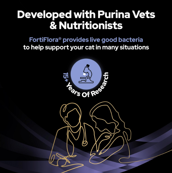 PRO PLAN Fortiflora Probiotic Cat Supplements 30x1g