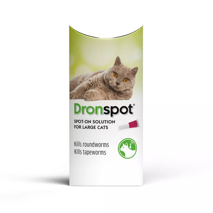 Dronspot Spot-On Wormer for Large Cats (5–8kg)