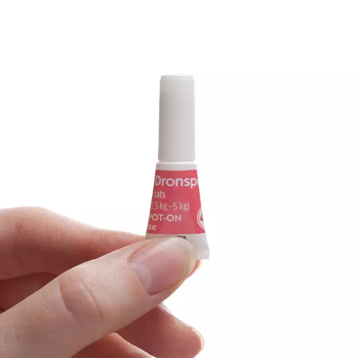 Dronspot Spot-On Wormer for Medium Cats (2.5–5kg)