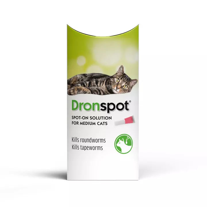Dronspot Spot-On Wormer for Medium Cats (2.5–5kg)