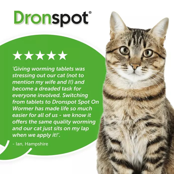 Dronspot Spot-On Wormer for Small Cats (0.5–2.5kg)