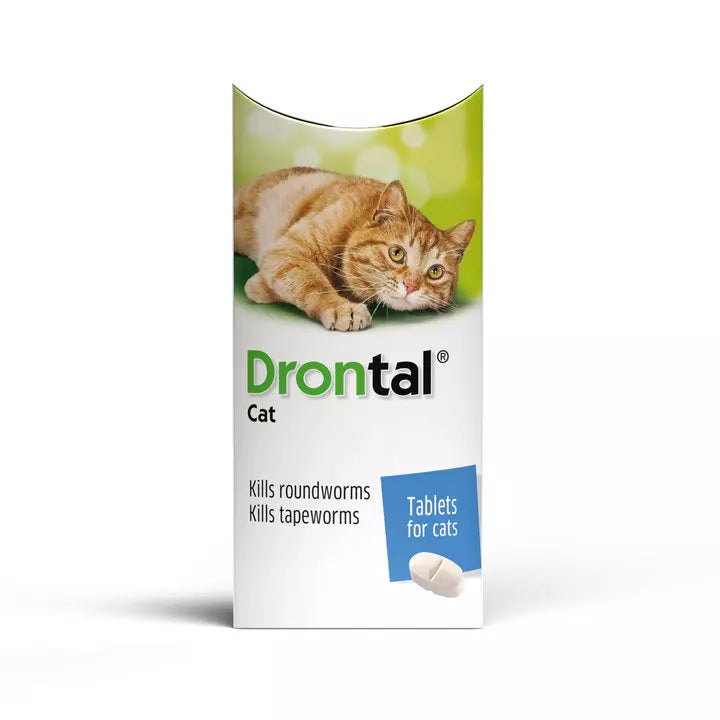 Drontal Wormer Tablets for Small & Medium Cats (Under 4kg)