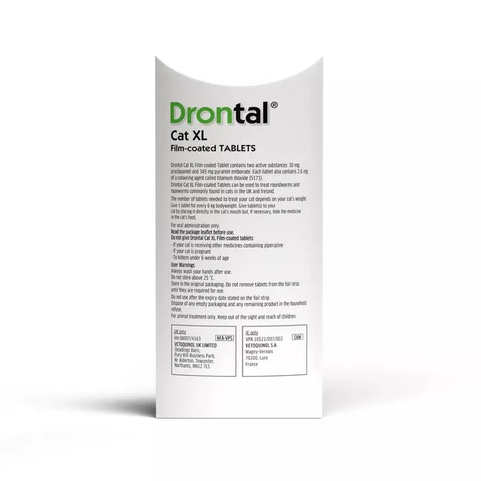 Drontal Wormer Tablets for Large Cats (Over 4kg)