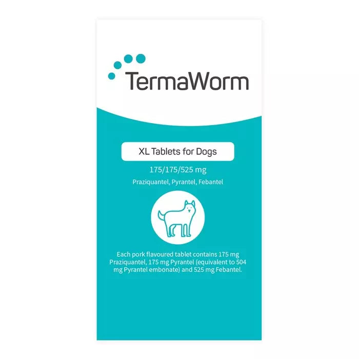 TermaWorm™ XL Deworming Tablets for Large Dogs