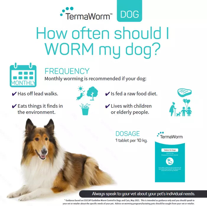 TermaWorm™ Deworming Tablets for Dogs